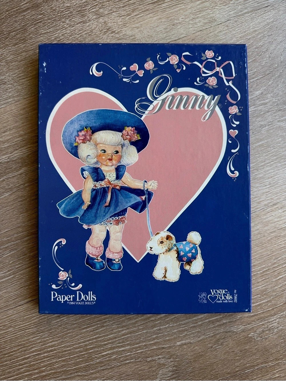Vogue Dolls (First Edition) 1984 Ginny Paper Dolls Boxed Set Blue
